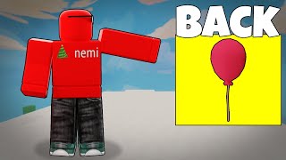 Balloons Are FINALLY back Roblox Bedwars [upl. by Egoreg]