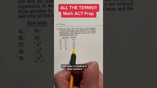 ACT Math practice question of the day 22 [upl. by Clive]