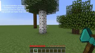 Sapling Autoplant in minecraft 181 [upl. by Inessa]