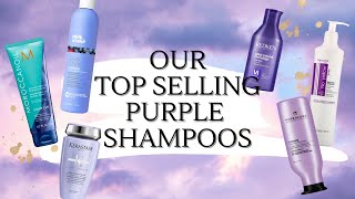 Our TOP SELLING purple shampoos [upl. by Nalda854]