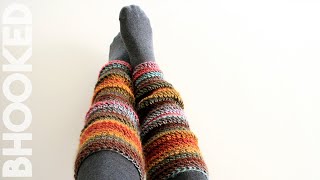 Beginner Crochet Leg Warmers [upl. by Selia]