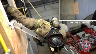 Beacon Hose Training SecondFloor Window Ladder Bailouts [upl. by Conrad]