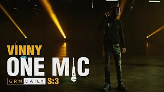 Vinny  One Mic Freestyle  GRM Daily [upl. by Anniroc102]