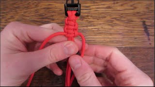 Easy Paracord Bracelet Tutorial [upl. by Bubb]