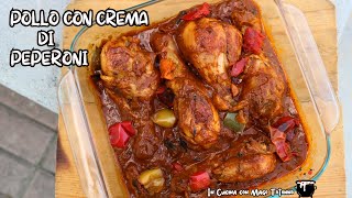 POLLO CON PEPERONI IN PADELLA  Ricetta FACILE [upl. by Naraj]