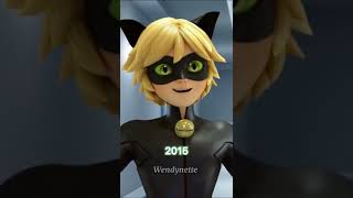 Cat Walker and Cat Noir  2022 vs 2015  édit mlb [upl. by Pliner964]