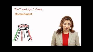 Scrum 101  Part 3  Scrum Values [upl. by Ahtnamas]