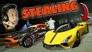 Stealing a quotTUATARA SUPERCARquot and quotDRIFT MUSTANGquot from VonOrdonaVlogs in GTA 5 [upl. by Maribelle]