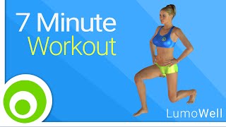 7 minute workout rutina de ejercicios para bajar de peso y tonificar todo el cuerpo [upl. by Reggie8]