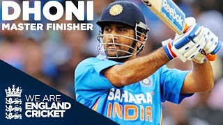 MS Dhoni  Master Finisher  England v India 2011  Highlights [upl. by Sadoff]