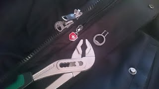 Wellensteyn Reißverschluss Zipper reparieren oder wechseln Jacke  how to repair zipper of a jacket [upl. by Isherwood]