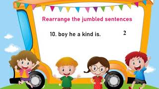 Rearrange the jumbled words  Frame a sentence [upl. by Aidnahs]