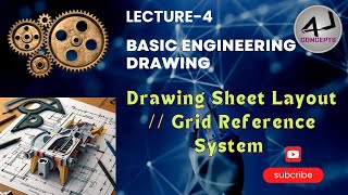 Drawing Sheet Layout  Grid Reference System [upl. by Cordey]