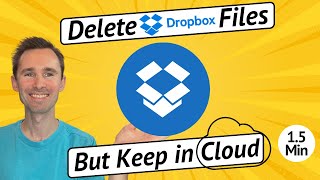 How to delete Dropbox files from your Hard Drive but keep them in the Cloud  On a Mac [upl. by Terbecki]