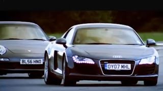 Audi R8 vs Porsche 911 Carrera  Top Gear  BBC [upl. by Attelra]