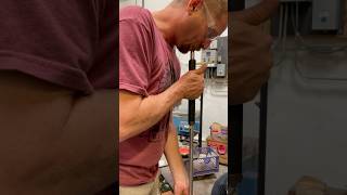 Glassblower molds a beer glass satisfying glassblowing beerequipment [upl. by Verda]