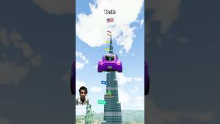 Cars Vs Burj Khalifa 😱🚗 shorts cargames subscribe like viralshorts gameplay beamngdrive ￼ [upl. by Kahaleel847]