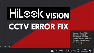 How to Fix  Stream is encrypted Please go to the Modify Camera interface [upl. by Starlin370]