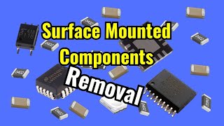 Surface Mounted IC Removal using only a soldering iron 2 [upl. by Nitsirc]