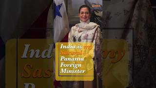 quotIndia is my fathers landquot Janaina Tewaney Mencomo FM of Panama explains her India connection [upl. by Yebloc591]