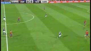 Spain Scotland Silva goal in 6th min probably the best team goal ever [upl. by Carlita]