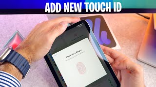 How To Set Up Touch Id On iPad Mini 7 [upl. by Hseyaj223]