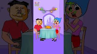 Inside out 2 Joy vs Kim Jong Un Funny Animation meme viral art insideout [upl. by Digdirb]