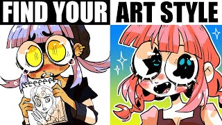 HOW TO ACTUALLY FIND YOUR ART STYLE [upl. by Lahtnero303]