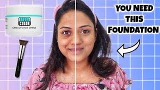 Kryolan Dermacolor Camouflage Creme Review फिल्मो में हीरोइन पर इस्तेमाल किये जाने वाला फाउंडेशन [upl. by Munn]