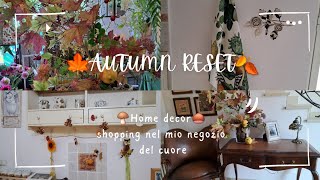 AUTUMN RESET🍁preparare la casa ad accogliere lautunno🍄‍🟫home decor🌰shopping🍂 [upl. by Aelram]