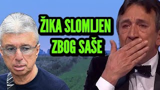 ŽIKA JAKŠIĆ SLOMLJEN ZBOG SAŠE POPOVIĆEV KUM NIJE MOGAO DA SAKRIJE ŽAL U EMISIJI quotNIKAD NIJE KASNOquot [upl. by Goodson]