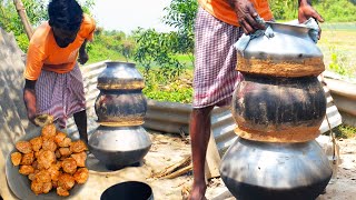 JAGGERY WINE making process  How tribe people making deshi daru using Jaggery in village style [upl. by Pembroke]