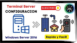 Escritorio Remoto  TERMINAL SERVER  Windows Server 2016  Rapido y Facil [upl. by Norrab]