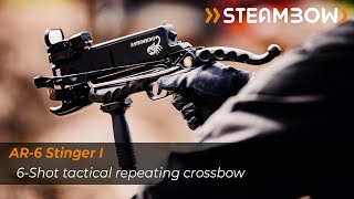 Steambow AR6 Stinger  Tactical Repeating Crossbow [upl. by Idden]