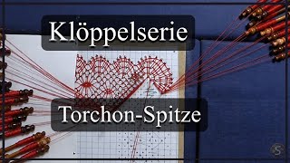 Klöppelserie  Torchon Rahmen  Teil 21 [upl. by Eybba]