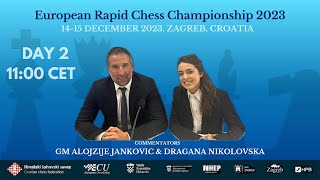 European Rapid Chess Championship 2023  Day 2 live erbcc2023 chess [upl. by Edals252]