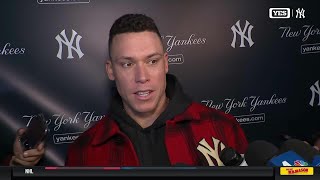 Aaron Judge on World Series loss Juan Soto [upl. by Assyram648]