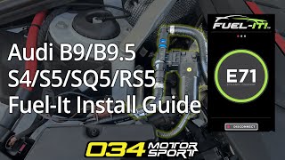 How to Install FuelIt Ethanol Content Sensor in B9B95 Audi S4 S5 SQ5 or RS5  034Motorsport [upl. by Natasha575]