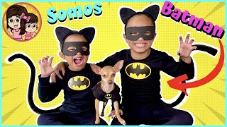 NOS CONVERTIMOS EN BATMAN  Las Leoncitas Kids [upl. by Gesner]