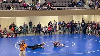 Israel wrestling State Invite Rochester 22 4624 3rd grade [upl. by Ajidahk]