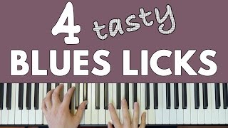 Four Tasty Blues Licks [upl. by Fransen560]