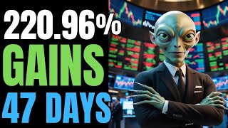 TRADE STOCKS LIKE A GOD 22096 Gains in 47 Days Members Only ALIEN LEVEL Stock Market Trading [upl. by Alyworth730]