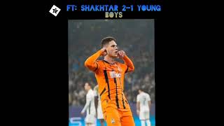 FT Shakhtar Donetsk 21 Young Boys trending football news trending shortvideo shorts [upl. by Farron]