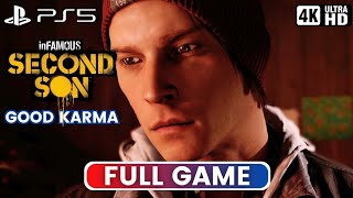 INFAMOUS SECOND SON Good Karma  Full Game PS5 Gameplay 4K 60FPS [upl. by Thorley]