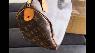 Louis Vuitton Speedy 25 Unboxing from Japan [upl. by Son]