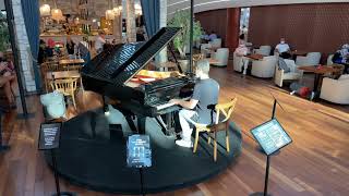 Airport piano 🎹 performance  Evgeny Khmara [upl. by Niryt489]