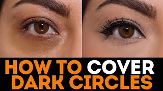 HOW TO COVER DARK CIRCLES darkcircles concealerhyperpigmentation [upl. by Ettereve]