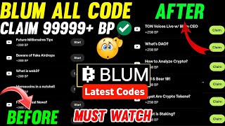 28 October Blum Verify Code Say No To Rug Pull  Blum YouTube Video Code Today [upl. by Orme]