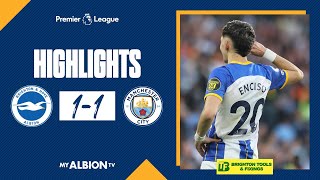 PL Highlights Albion 1 Man City 1 [upl. by Aubigny]