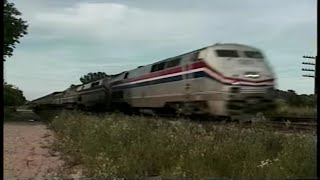 RARE 2000 Amtrak Mixes WF40PHs Phase 4NPCU cabbagesB328Ws [upl. by Wivina]